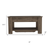40" Dark Brown Storage Bench with Flip Top