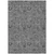 10' X 14' Gray Charcoal And Silver Floral Washable Indoor Outdoor Area Rug