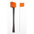 Wire Marking Flags, 4"x 5"x 30", Orange