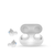 TWS Rubberized Sport Sweat Resistant Earbuds - White