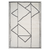 5' X 7' Ivory And Black Geometric Area Rug