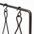 19" Charcoal Metal Vintage Spice Rack Tabletop Sculpture