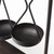 19" Charcoal Metal Vintage Spice Rack Tabletop Sculpture