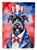 Giant Schnauzer Patriotic American Garden Flag