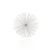 8" White Iron Decorative Orb Tabletop Sculpture