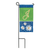 Daisy J Monogram Mini Flag With Stand