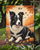 Border Collie Fall Garden Flag