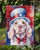 Clumber Spaniel Patriotic American Garden Flag