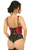 Lavish Brocade Open Cup Waist Cincher