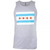 Mens Tank Top Grey - Chicago Flag Medium