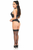 Lavish Mesh Underwire Cincher with Built In Halter Top
