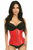 Lavish Wet Look Under Bust Corset