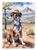 Boxer Cowboy Welcome Garden Flag