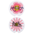Car Coaster Floral Faith And Rejoice 2pk