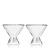 Double Walled Martini Glasses by Viski
