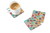 Lots of Black and Whtie Papillon Foam Coasters