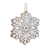 Glittered Snowflake Ornament 