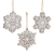 Glittered Snowflake Ornament 