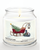 Courtside Market Santas sleigh Candle Glass Jar with Glass Lid