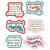 Sticker Homeschool Retro Collection