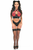 Lavish Vinyl & Fishnet Halter Top Underwire Cincher