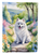 American Eskimo Spring Garden Garden Flag