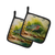 Watercolor Birds Pair of Pot Holders