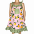 AnnLoren Big Little Girls Pretty as a Peach Pink Spaghetti Strap Dress