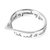 Wide Mobius Ring Matthew 7:7 Size 9