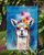 Hippie Animal Llama Garden Flag