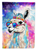 Hippie Animal Llama Garden Flag