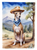 Italian Greyhound Cowboy Welcome Garden Flag