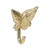 5" Gold Cast Iron Butterfly Wall Hook