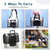 JESPET Soft-Sided Kennel Pet Carrier for Small Dogs, Cats, Puppy, Airline Approved Cat Carriers Dog Carrier Collapsible, Travel Handbag & Car Seat