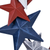 Metal Star Round Hanging Wreath Wall Decor