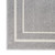 8' Gray And Ivory Indoor Outdoor Runner Rug