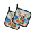 Chihuahua Luau Pair of Pot Holders