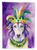 Borzoi King of Mardi Gras Garden Flag