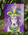 Borzoi King of Mardi Gras Garden Flag