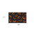 17" X 29" Black and Orange Coir Jackolantern Outdoor Halloween Door Mat