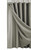 Gray Sheer and Grid Shower Curtain and Liner Set