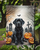 Black Labrador Retriever Spooky Halloween Garden Flag