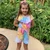 AnnLoren Big Little Girls Shorts Jumpsuit Summer One Piece Outfit