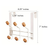 12 Piece Set - Matte Black Double Glide Shower Curtain Hooks