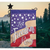 Let Freedom Ring Burlap Double Applique Garden Flag