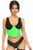 Lavish Patent Open Cup Underwire Waist Cincher