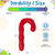 Candy Cane Nylon Dog Toy for Aggressive Chewers