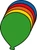 Small Assorted Color Creative Foam Cut-Outs