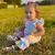 AnnLoren Boutique Pastel Tie Dye Baby Girls Romper Onesie Toddler Jumpsuit