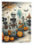Calacas Skeletons Spooky Halloween Garden Flag